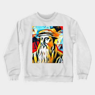 John Knox Abstract Portrait | John Knox Artwork 2 Crewneck Sweatshirt